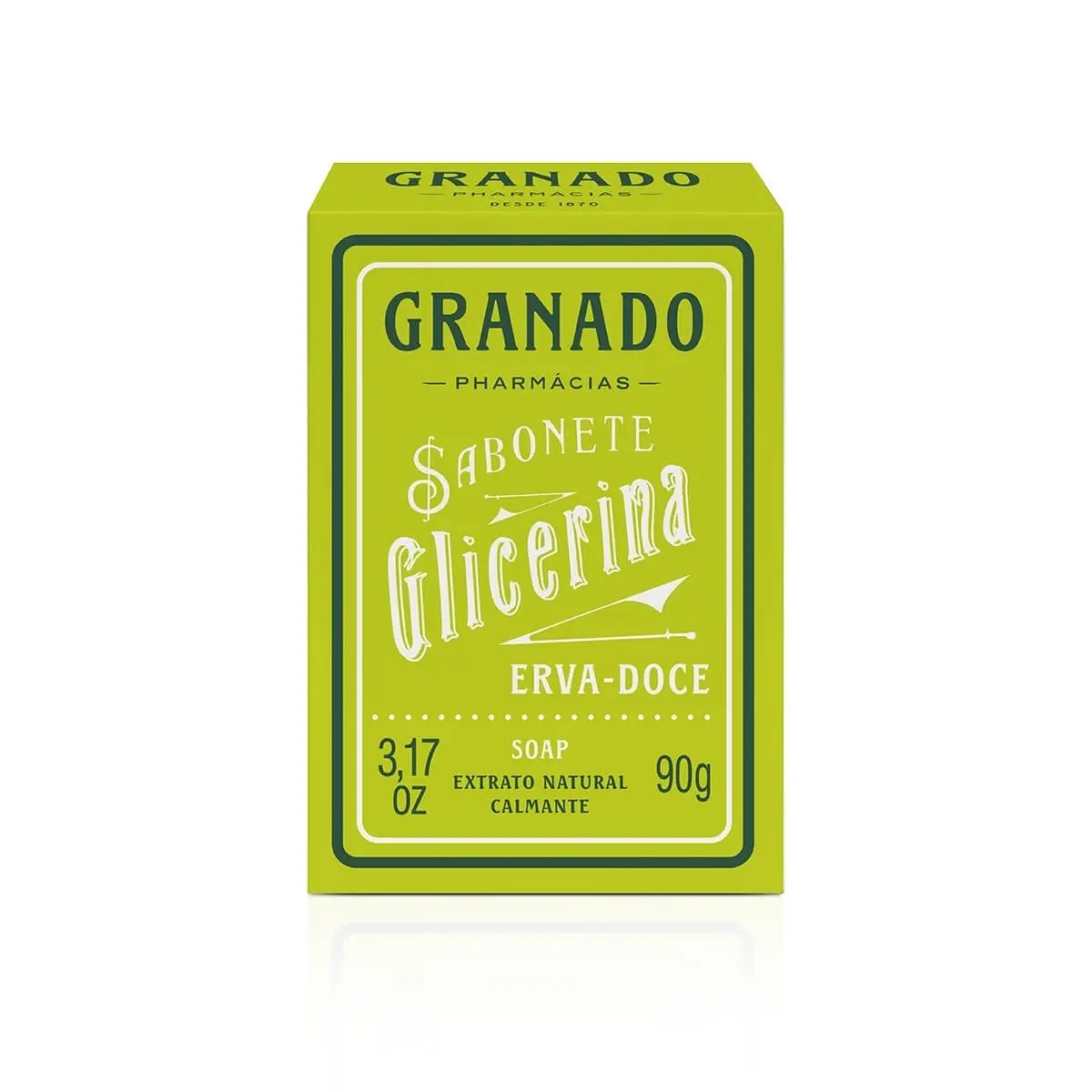 SABONETE GRANADO GLICERINA E ERVA DOCE 90GR