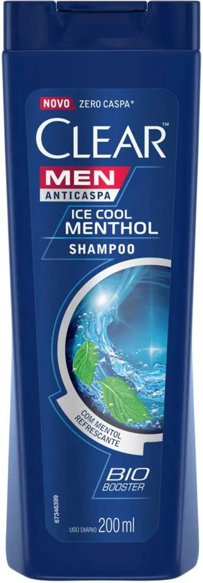 SHAMPOO ANTICASPA CLEAR MEN ICE COOL MENTHOL 200ML