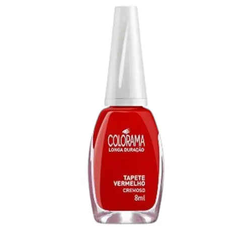 ESMALTE COLORAMA VERNIZ TAPETE VERMELHO8ML