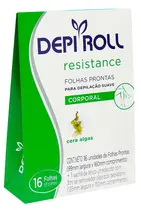 FOLHAS DEPILATORIAS DEPIROLL ALGAS CORPORAL 16 UNIDADES