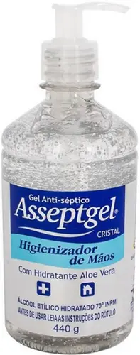 ALCOOL GEL - ASSEPTGEL CRISTAL 420GR