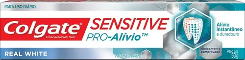 CREME DENTAL COLGATE SENSITIVE PRO ALIVIO BRANQUEADOR 50GR