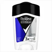 DESODORANTE REXONA CLINICAL STICK MASCULINO CREME 48GR