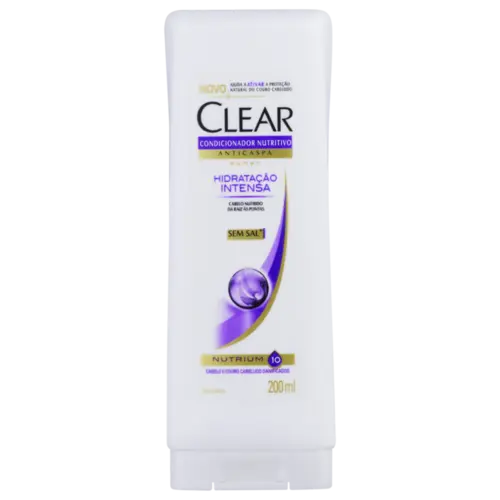 CONDICIONADOR ANTICASPA CLEAR HIDRATACAO INTENSA 200ML