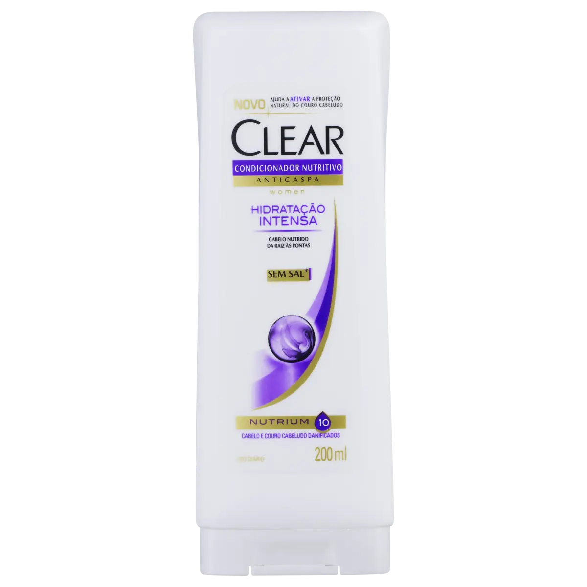 CONDICIONADOR ANTICASPA CLEAR HIDRATACAO INTENSA 200ML