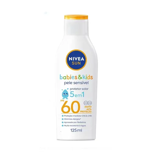 PROTETOR SOLAR NIVEA SUN KIDS FPS60 125ML