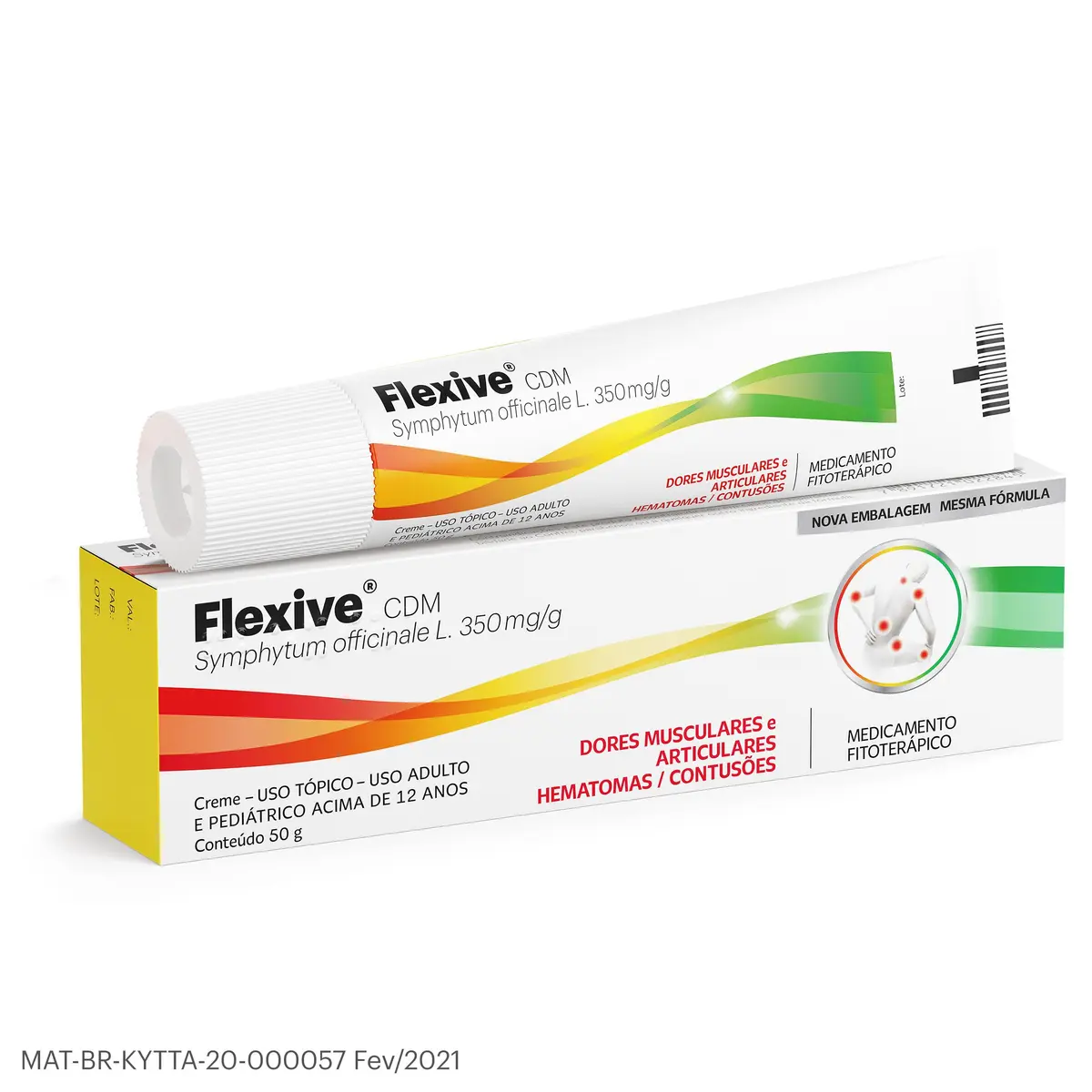 FLEXIVE 350MG CREME 50GR SYMPHYTUM OFFICINALE