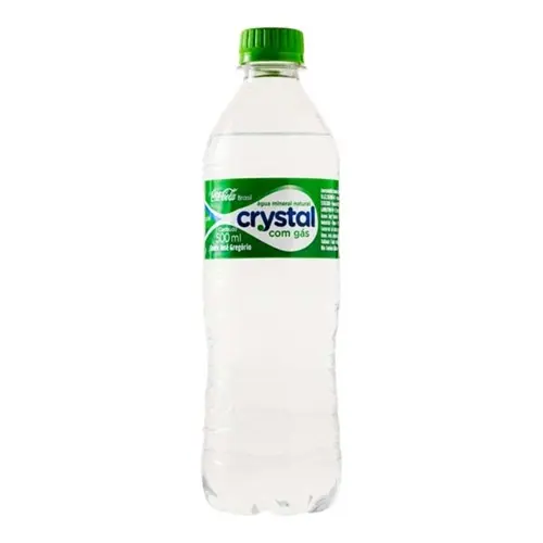 BEBIDA AGUA CRYSTAL COM GAS 500ML