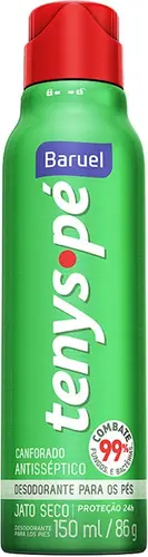 DESODORANTE PARA PES TENYS PE BARUEL CANFORADO AEROSSOL 150ML