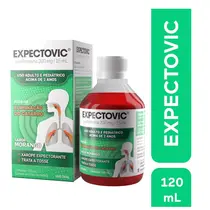 EXPECTOVIC XAROPE 200MG/15ML 120ML SABOR MORANGO GUAIFENESINA