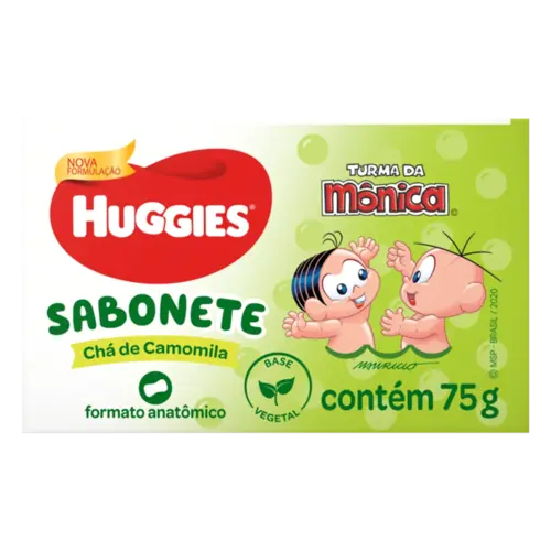SABONETE HUGGIES CAMOMILA ALOE VERA 75GR