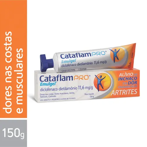 CATAFLAM EMULGEL 11,6MG/G 150GR DICLOFENACO DIETILAMONIO