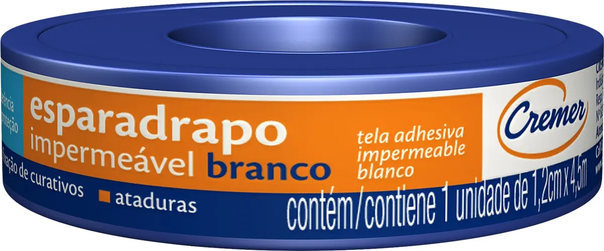 ESPARADRAPO CREMER IMPERMEAVEL 1,2CMX4,5M