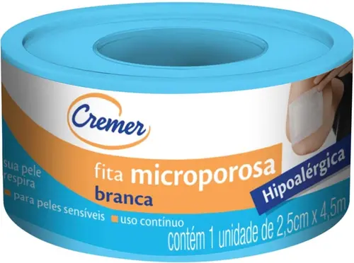 FITA CREMER MICROPORE 2,5CMX4,5M