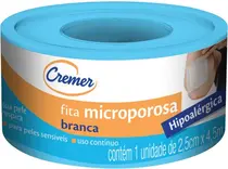 FITA CREMER MICROPORE 2,5CMX4,5M