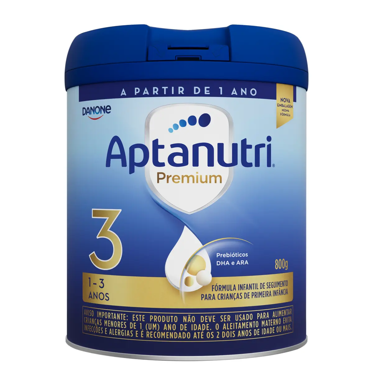 FORMULA INFANTIL APTANUTRI PREMIUM 3 800GR 1 A 3 ANOS