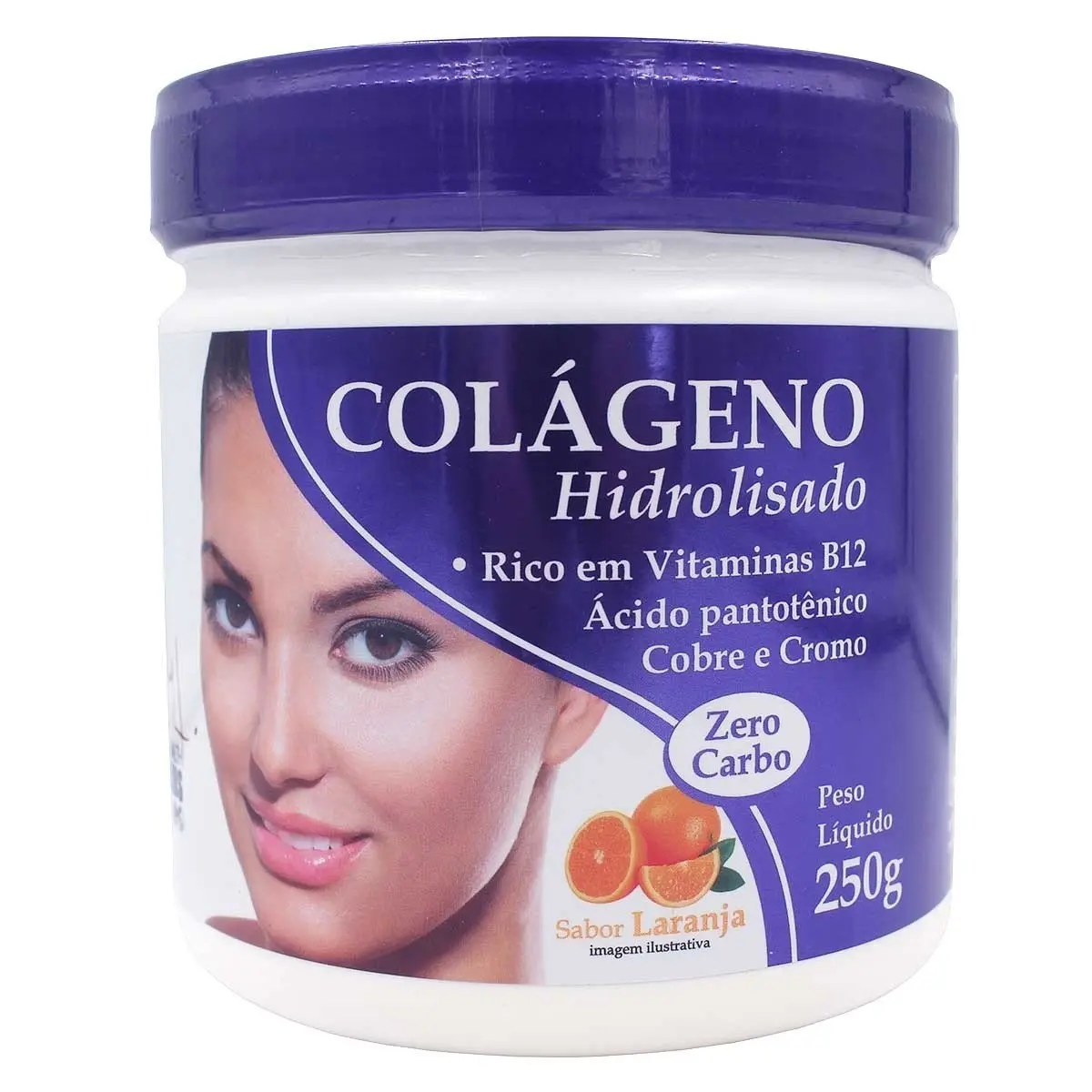COLAGENO EM PO LARANJA 250GR HEALTH LABS