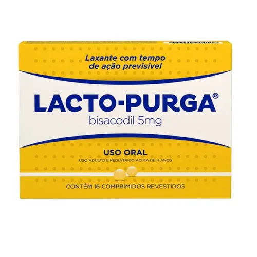 LACTO PURGA 5MG 16 COMPRIMIDOS BISACODIL