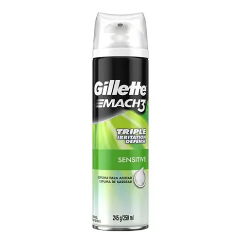 ESPUMA DE BARBEAR GILLETTE SENSITIVE 250ML
