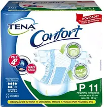 FRALDA TENA CONFORT GERIAT TAMANHO P 11 UNIDADES