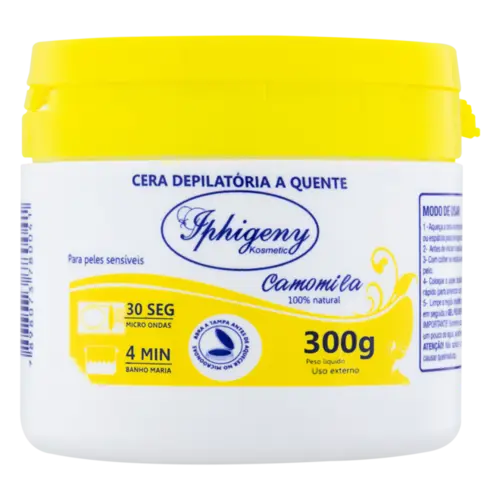 CERA DEPILATORIA IPHIGENY CAMOMILA QUENTE 300GR