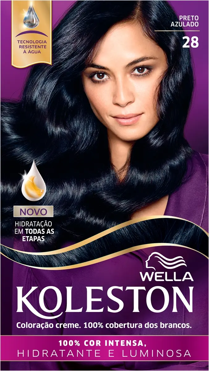 TINTURA KOLESTON 28 PRETO AZULADO