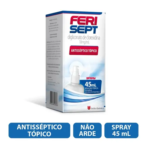 FERISEPT SOLUCAO SPRAY 45ML CLOREXIDINA DIGLICONATO