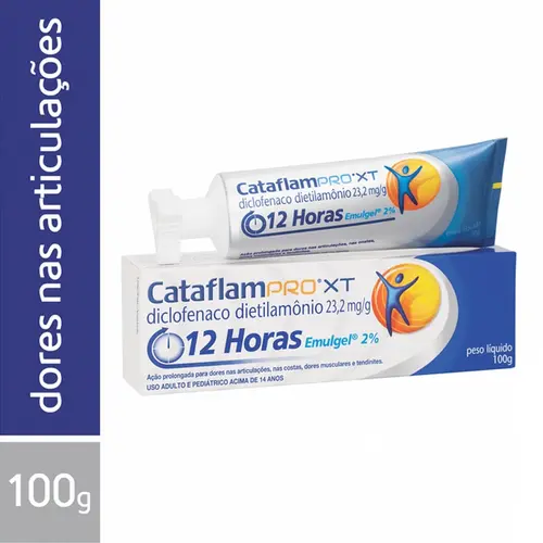 CATAFLAM PRO XT EMULGEL 2% 100GR DICLOFENACO DIETILAMONIO