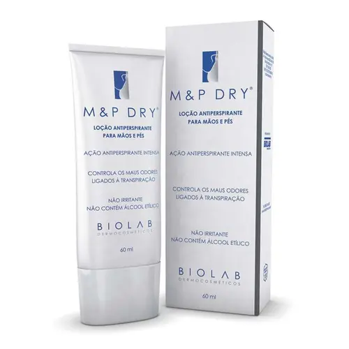 LOCAO M&P DRY ANTIPERSPIRANTE MAOS E PES 60GR