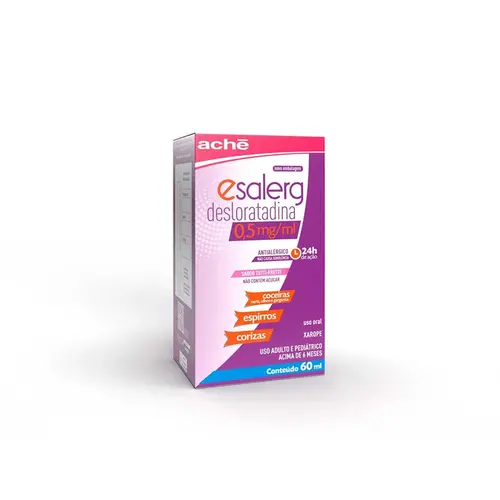 ESALERG 0,5MG/ML 100ML SABOR TUTTI FRUTTI DESLORATADINA