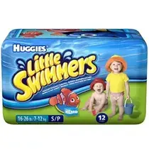 FRALDA HUGGIES LITTLE SWIMMERS PISCINA P-M 11 UNIDADES