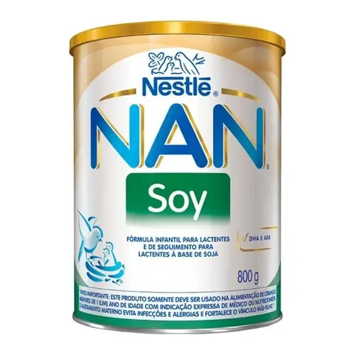 FORMULA INFANTIL NAN SOJA 800GR 0 A 12 MESES