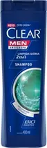 SHAMPOO ANTICASPA CLEAR LIMPEZA DIARIA MEN 2 EM 1 400ML