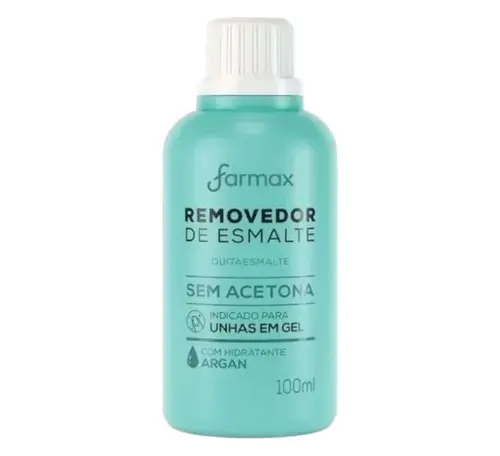 REMOVEDOR DE ESMALTE ARGAN FARMAX 100ML
