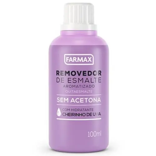 REMOVEDOR DE ESMALTE AROM UVA FARMAX 100ML