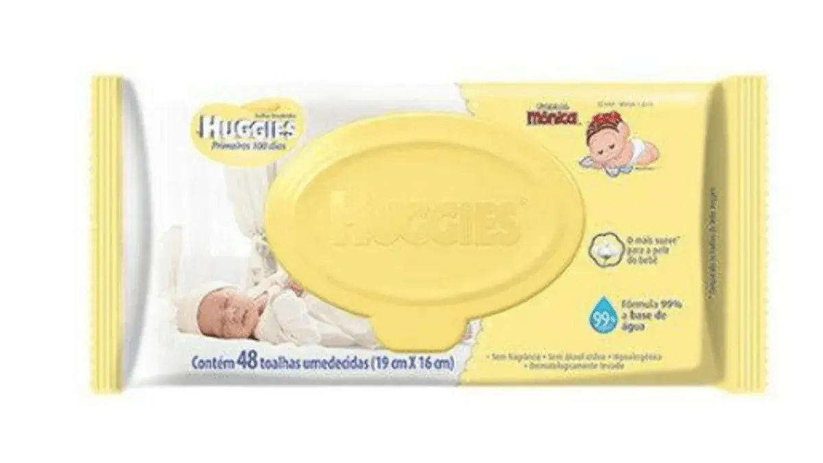LENCOS UMEDECIDOS HUGGIES PURO E NATURAL 48 UNIDADES