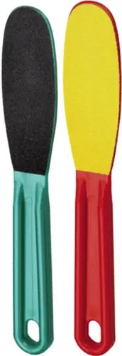 LIXA PARA PES SANTA CLARA EM E.V.A PRETO E AMARELO (COD:0751)