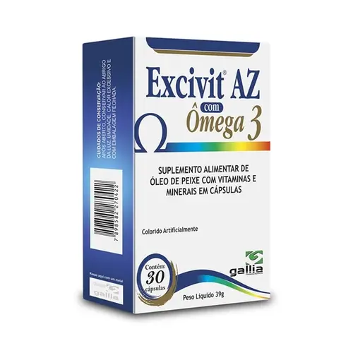 EXCIVIT AZ OMEGA 30 CAPSULAS MULTIVITAMINICO - POLIVITAMINICO