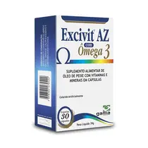 EXCIVIT AZ OMEGA 30 CAPSULAS MULTIVITAMINICO - POLIVITAMINICO