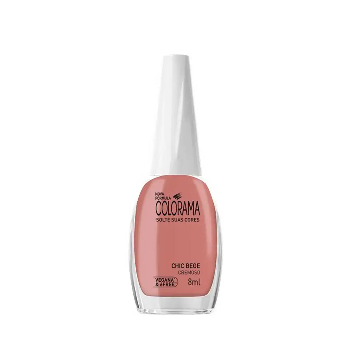 ESMALTE COLORAMA CREMOSO CHIC BEGE 8ML