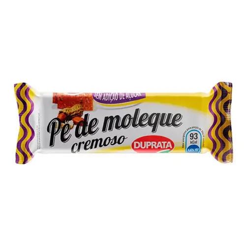 DUPRATA PE DE MOLEQUE CREM SEM ACUCAR 22GR