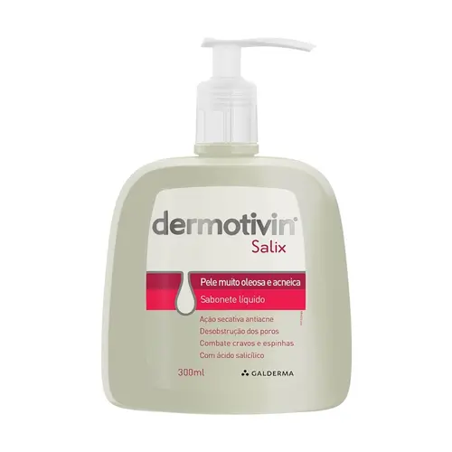 SABONETE LIQUIDO DERMOTIVIN SALIX 300ML