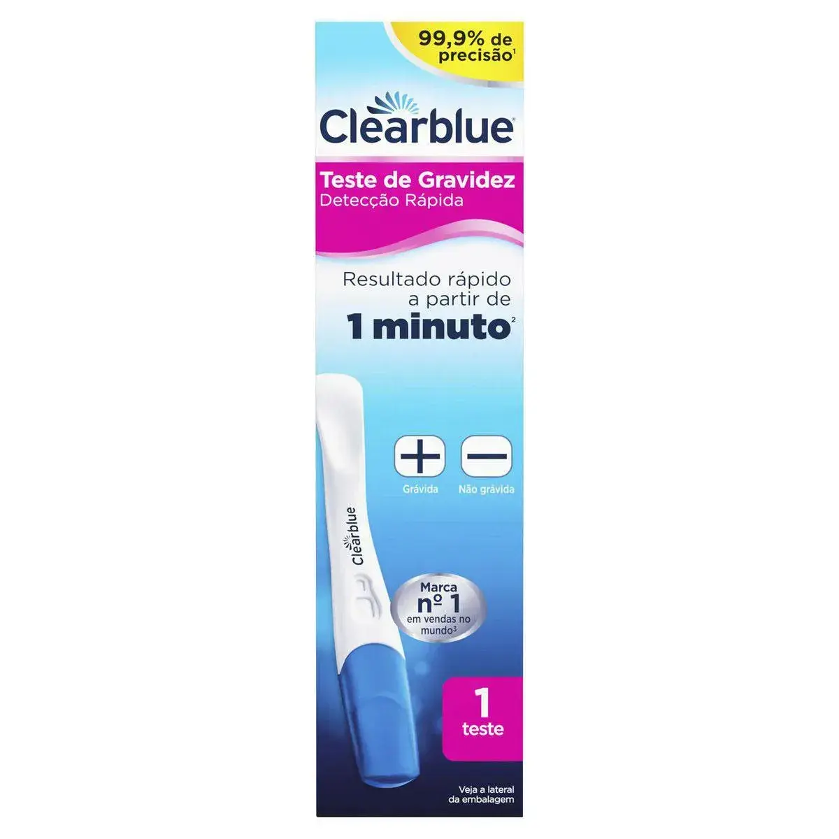 CLEARBLUE PLUS TESTE DE GRAVIDEZ