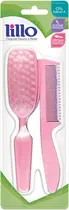 KIT LILLO ESCOVA E PENTE ROSA (COD:964130)