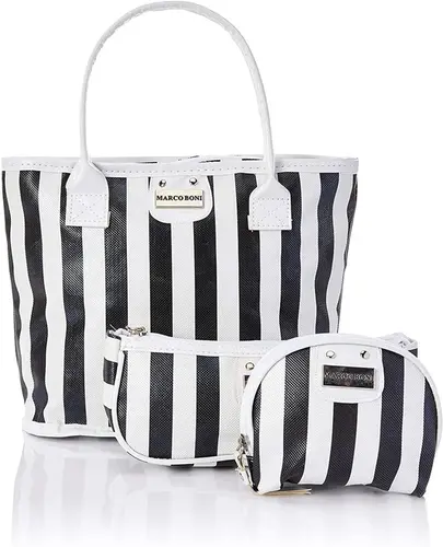 KIT MARCO BONI 3 NECESSAIRE BLACK AND WHITE
