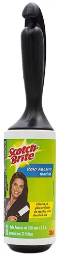 ROLO ADESIVO SCOTCH BRITE TIRA PELOS 1 UNIDADE