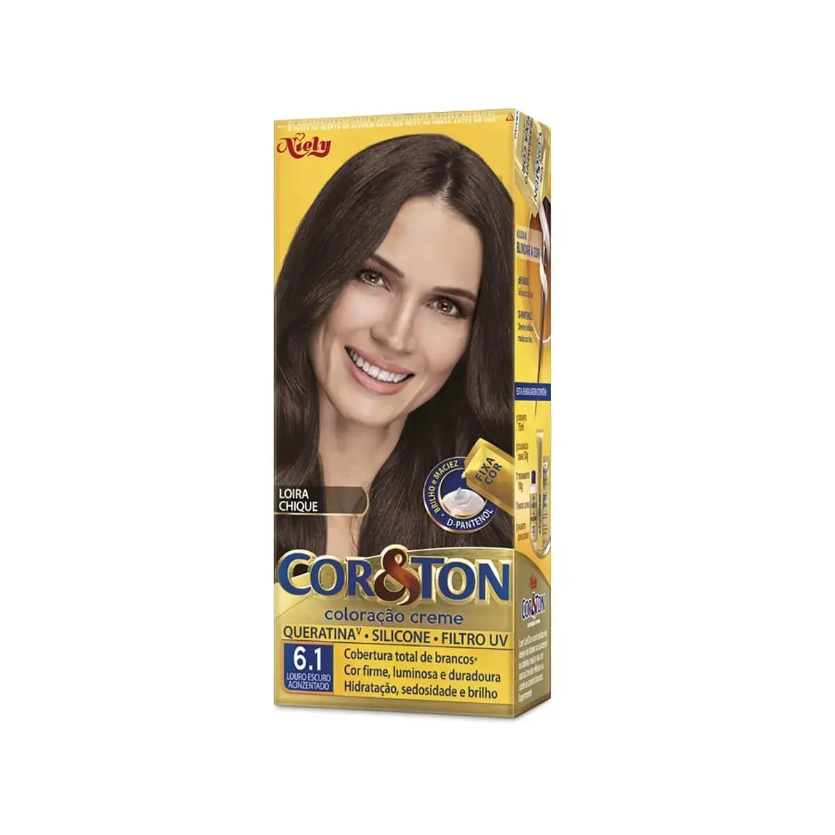 TINTURA COR&TON 6.1 LOURO ESCURO ACINZENTADO