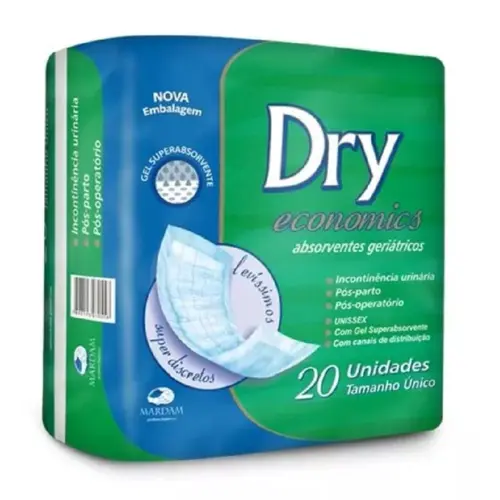 ABSORVENTE DRY GERIATRICO 20 UNIDADES
