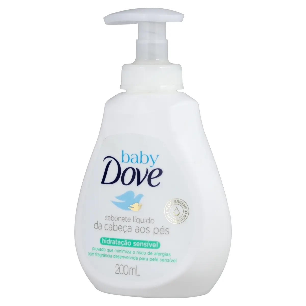 SABONETE LIQUIDO DOVE BABY HIDRATACAO SENSIVEL 200ML