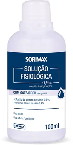 SOLUCAO FISIOLOGICA SORIMAX FARMAX 100ML